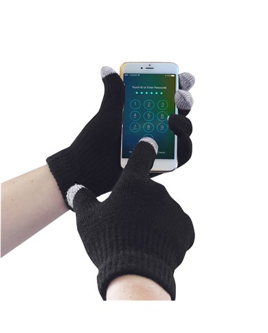 Gant tricot pour écran tactile