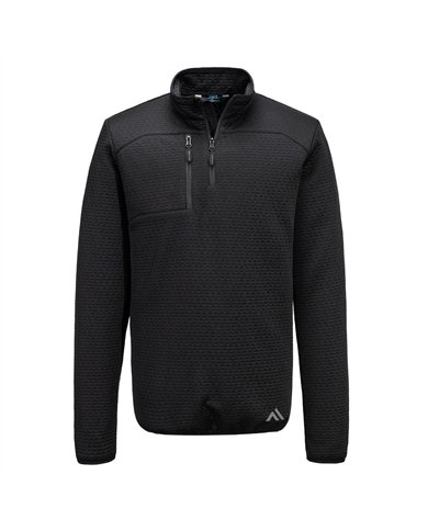 Sweatshirt texturé 1/4 zip KX3