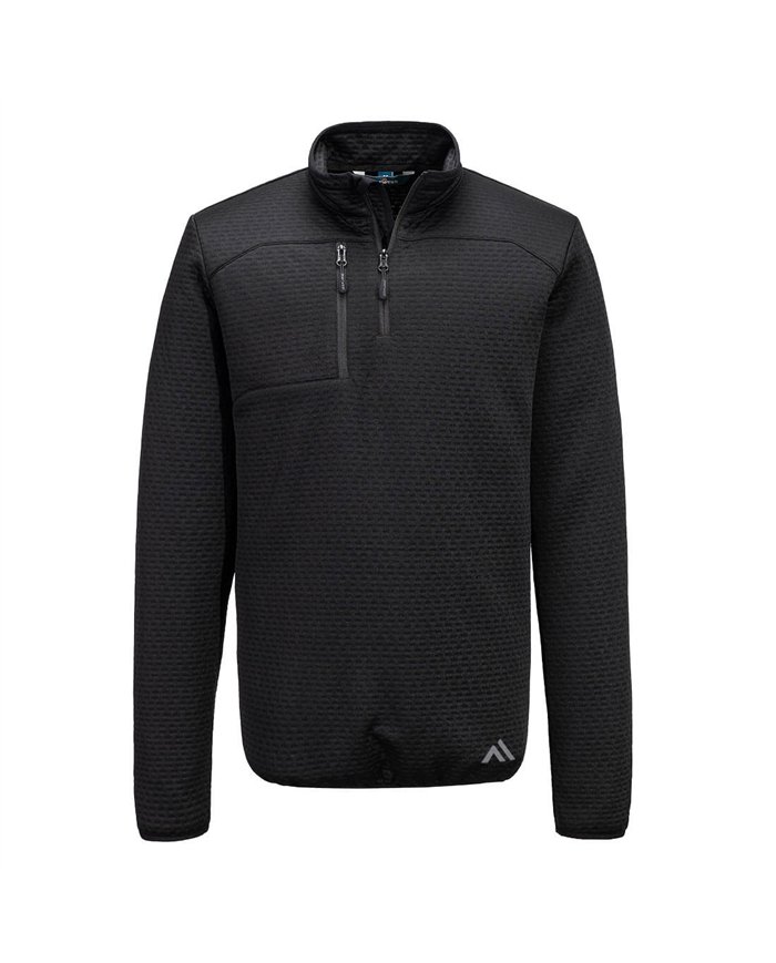 Sweatshirt texturé 1/4 zip KX3