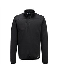 Sweatshirt texturé 1/4 zip KX3