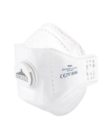 Masque EAGLE pliable FFP3 Dolomite avec valve (Pk10)