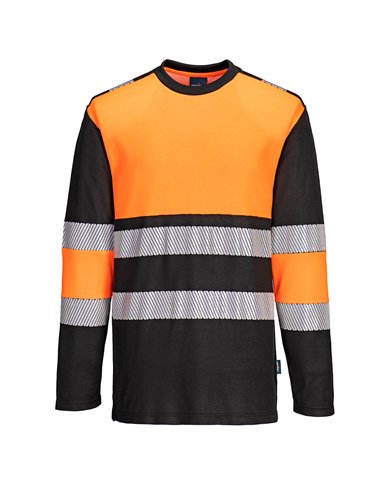 PW3 T-Shirt Hi-Vis Classe 1 L/S