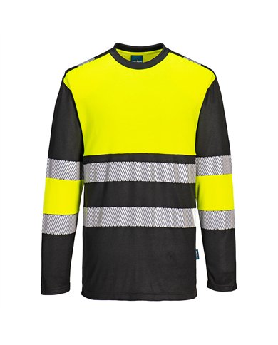 PW3 T-Shirt Hi-Vis Classe 1 L/S