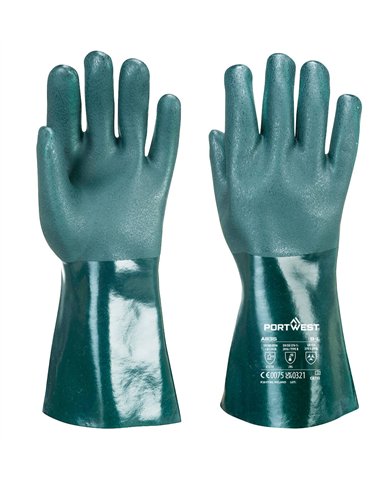 Gant PVC 35cm double trempage