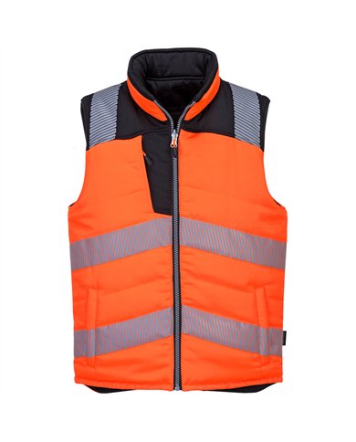 Bodywarmer réversible haute visibilité PW3