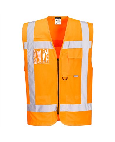 Gilet Multipoches haute-visibilité RWS 