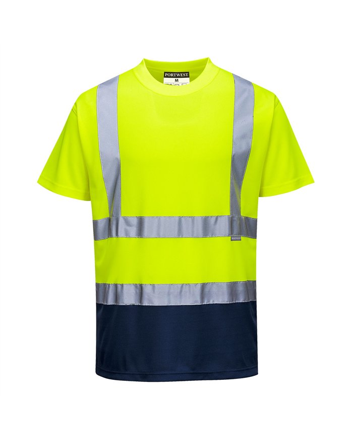 T-shirt bicolore 