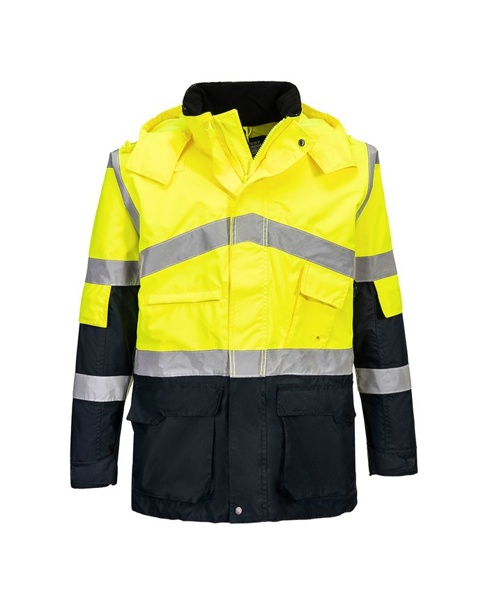Parka Bicolore Respirant Hi-Vis