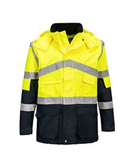 Parka Bicolore Respirant Hi-Vis
