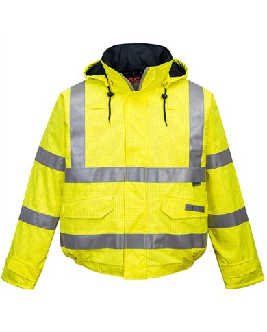 Blouson pilote HV Pluie Bizflame antistatique et flamme retardant