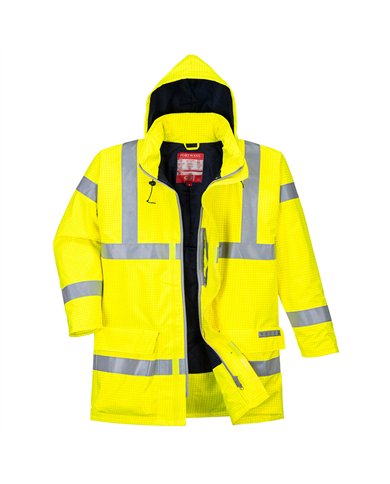 Parka Bizflame Rain Hi-Vis multirisque