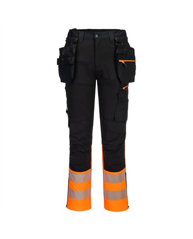 Pantalon DX4 artisans haute-Visibilité classe 1 avec poches flottantes démontables