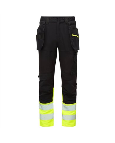 Pantalon DX4 artisans haute-Visibilité classe 1 avec poches flottantes démontables