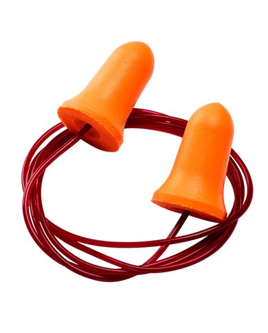 Bouchons d'oreille Bell Confort en mousse PU avec cordon (200 paires)